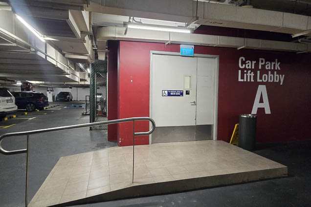From Lift Lobby A, take the lift to L1