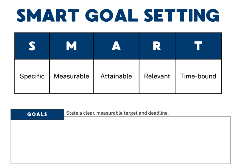Goal Setting Template