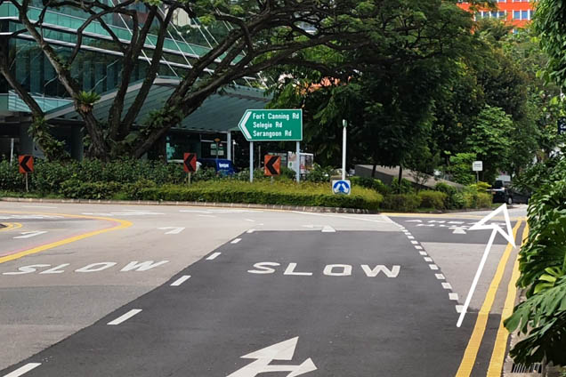 Keep right