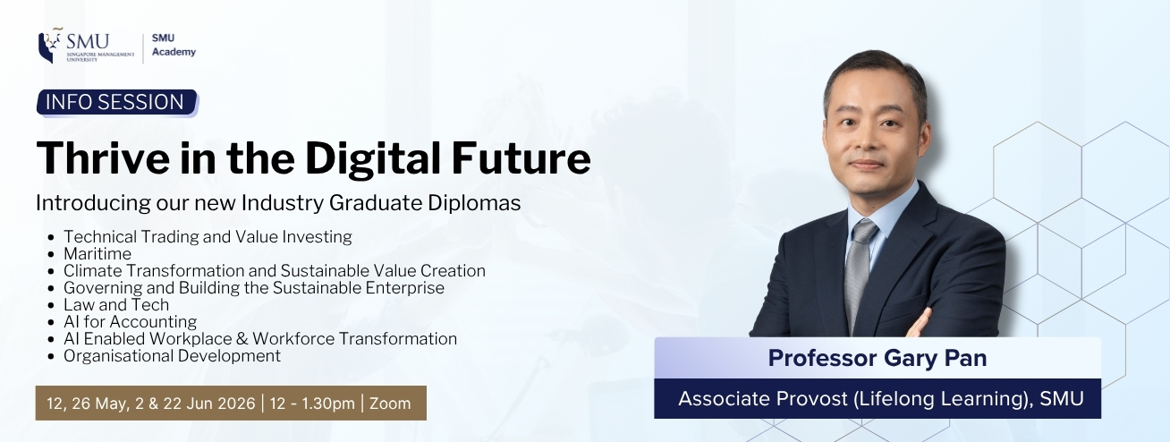 Info Session: Thrive in the Digital Future With 8 Newly Launched Industry Graduate Diplomas