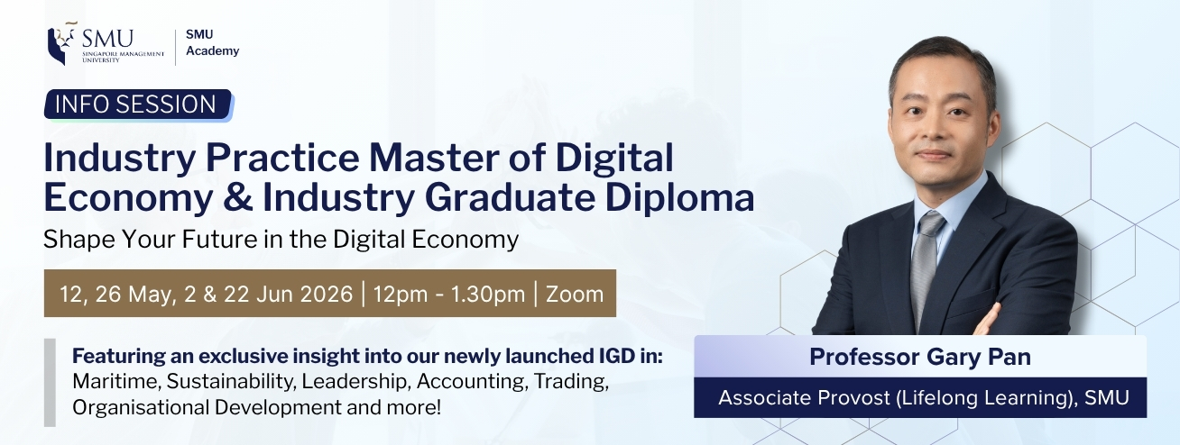 Info Session: Thrive in the Digital Future With 8 Newly Launched Industry Graduate Diplomas