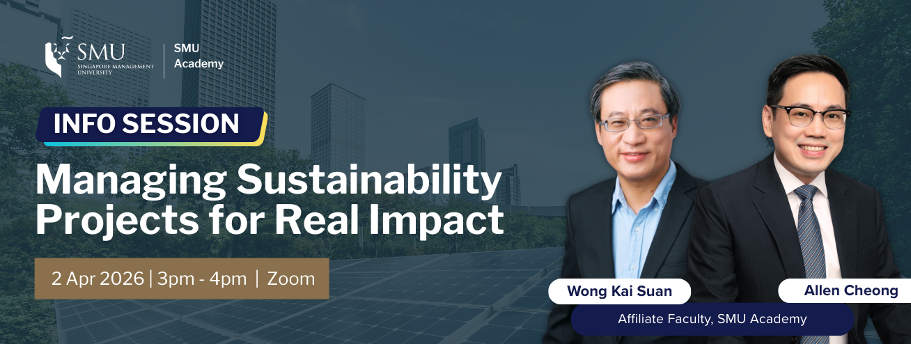 Webinar: Managing Sustainability Projects for Real Impact