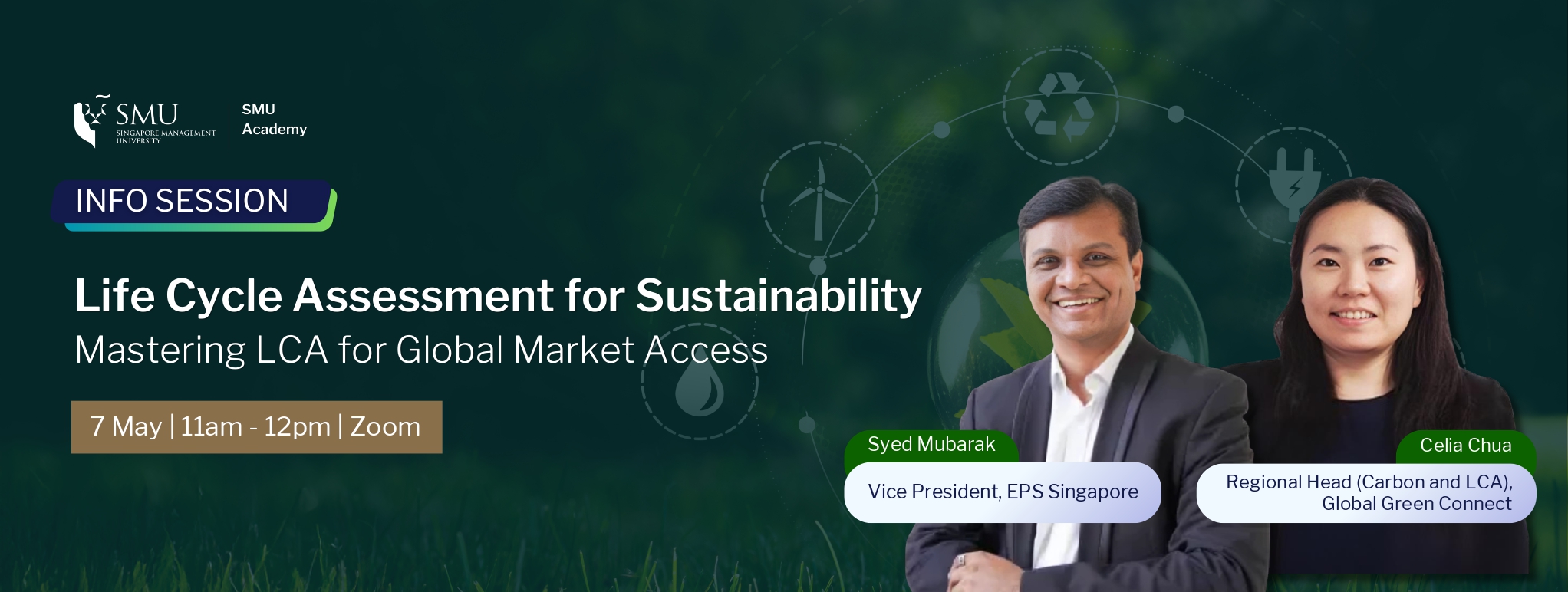 Info Session: Life Cycle Assessment for Sustainability