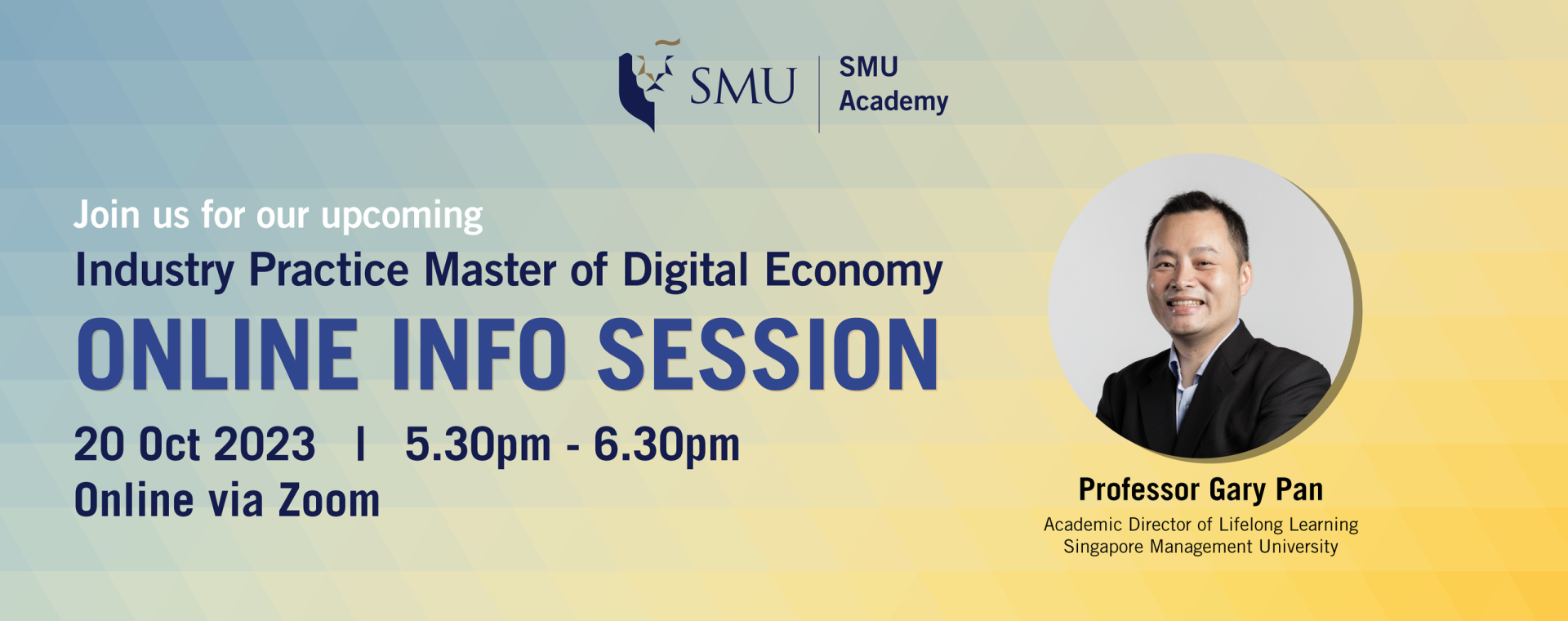 Online Info Session: Industry Practice Master of Digital Economy