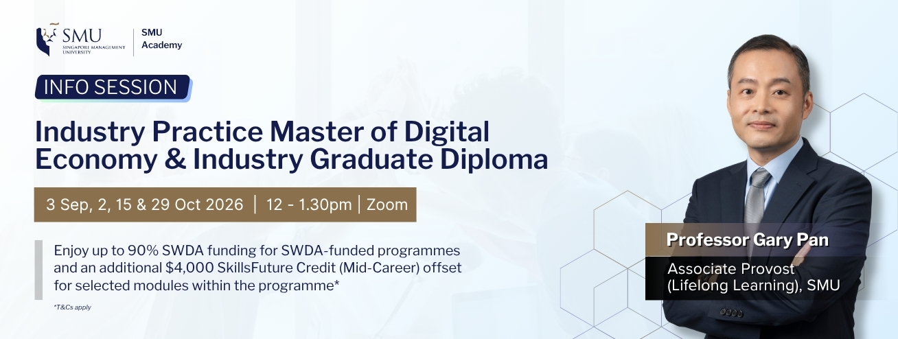  Info Session: Industry Practice Master of Digital Economy and Industry Graduate Diploma