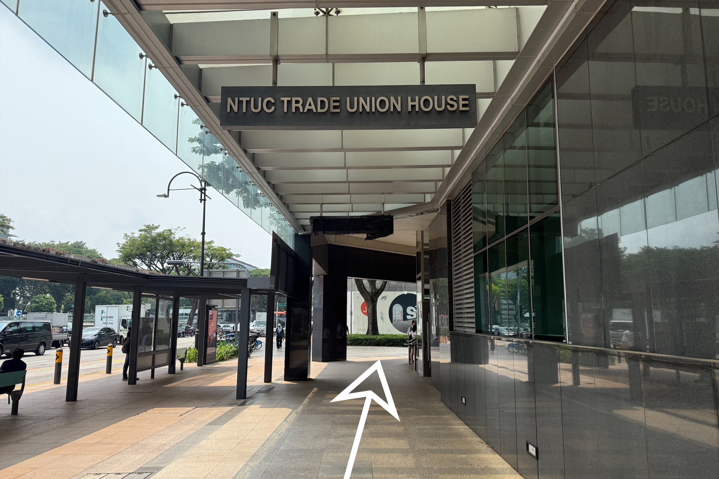 Straight path toward NTUC Trade Union House