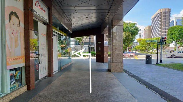 2. Walk straight and turn left after Cheers
