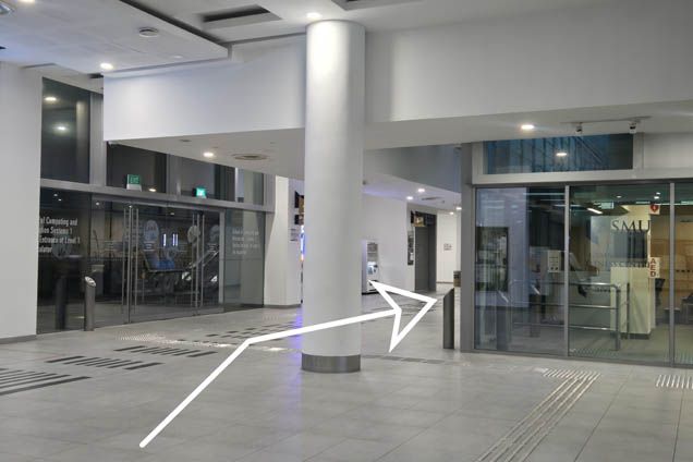 3. Walk past SMU Gymnasium & Fitness Centre