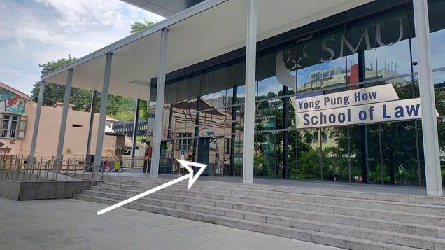 5. Enter the building
