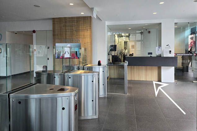 6. You will see the Security Reception