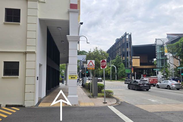 6. Walk past Cheers and continue walking straight