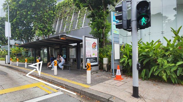 5. Enter School of Accountancy from the entrance behind the bus stop