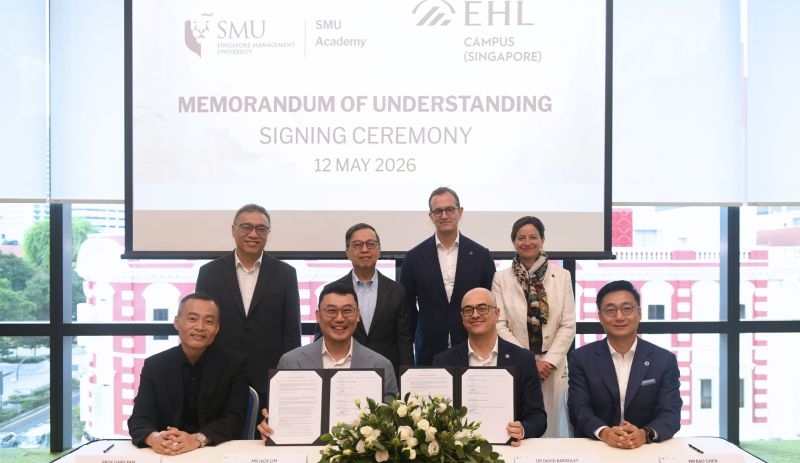 SMU Academy Signs MOU with EHL to Advance Hospitality and Lifelong Learning