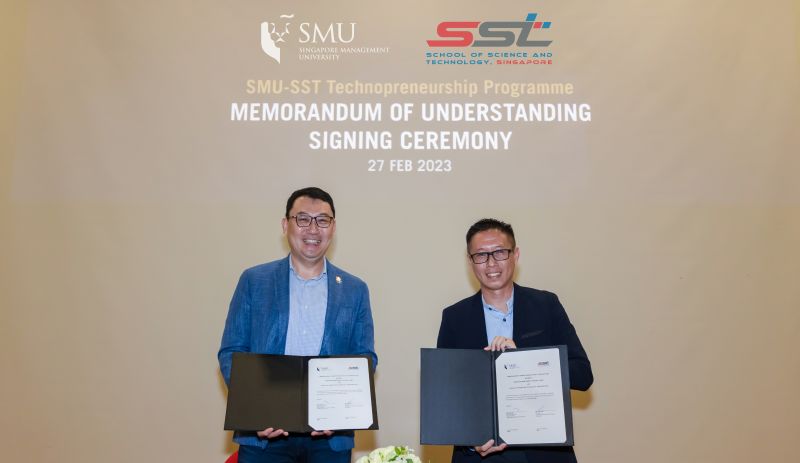 SMU Academy and SST to partner in new technopreneurship programme