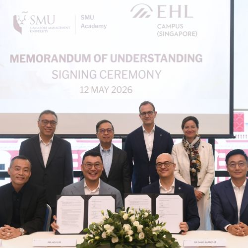 SMU Academy Signs MOU with EHL to Advance Hospitality and Lifelong Learning