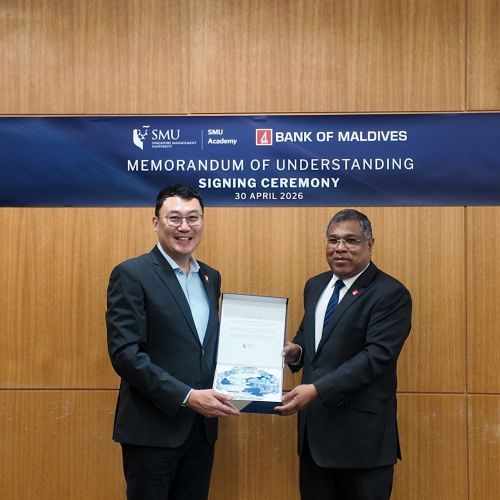 SMU Academy and Bank of Maldives Sign MOU to Advance Leadership and Professional Development